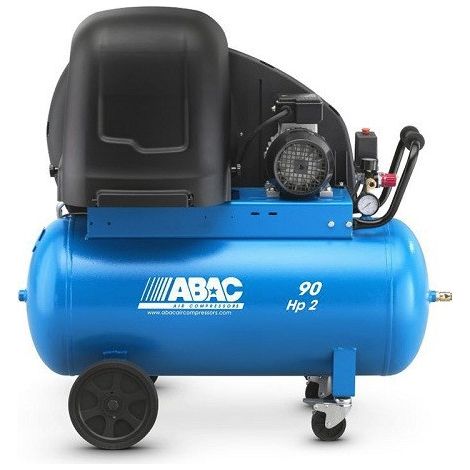 Abac - Compresseur à piston 2CV 400V Triphasé 10 bar 90L - S A29B 90 CT2