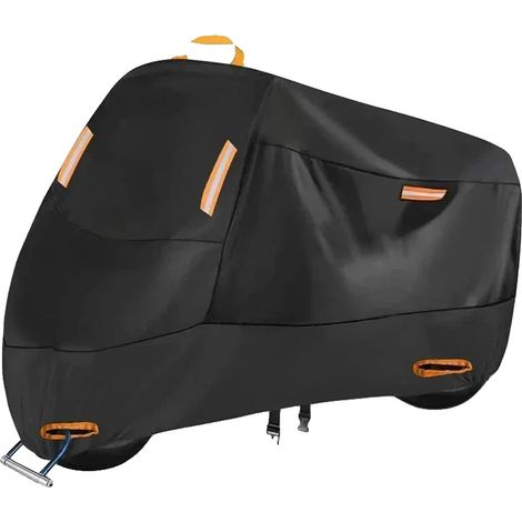 Funda para motocicleta, protección impermeable, ajuste universal, XXL (1/2)