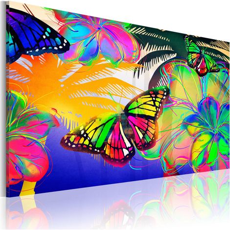 Quadro - Farfalle esotiche - 90x60 (1/4)