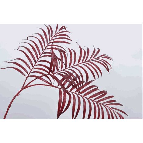 RAMO NATALIZIO CON FOGLIE 114CM BORGOGNA DECORAZIONE ADDOBBI NATALE