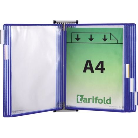 Tarifold parete supporto 5 pannelli visualizzazione blu - 416161 (1/2)
