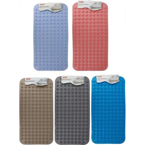 Cleafe - Tappeto Tappetino In Pvc Antiscivolo Per Vasca Da Bagno Doccia 76.5x37.5cm 59625 - (1/2)