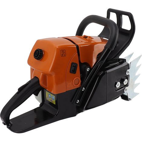 Tête de Tronçonneuse Thermique G660 avec Poignée Ergonomique, Corps de Tronçonneuse à Essence avec Démarrage Rapide et Arrêt Rapide, pour Bûcheronnage et Jardinage (Sans Guide ni Chaîne)