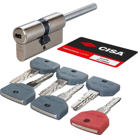 Cilindro Profilato Doppio per Pomolo +29,5 = 59 (30 30) Cisa Asix 29,5 mm (1/5)