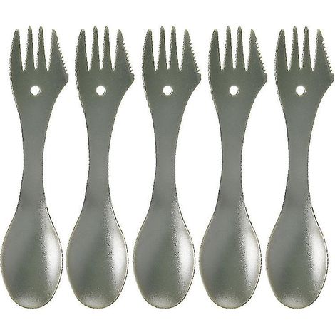 Lot de 5 cuillères et fourchettes écologiques
