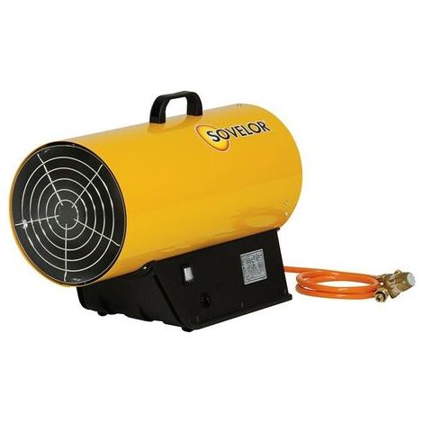 Sovelor - Chauffage air pulsé mobile gaz propane à combustion directe allumage manuel 100W - BLP53M (1/2)