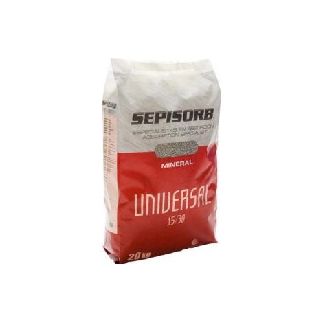 Absorbant mineral sepiolite fin 20kg Global hygiene