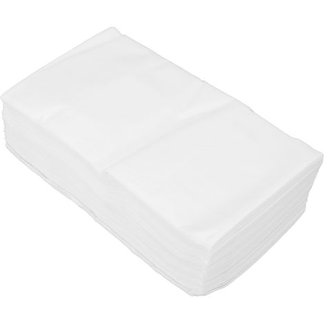 Lot de 20 draps jetables imperméables anti-huile avec ouverture, housse non tissée blanche pour salon de beauté et pédicure (1/5)