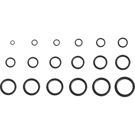 279-teiliges Set mit 18 Größen Gummi-O-Ring-Sortiment Dichtungssatz für Hydraulikleitungen (1/5)