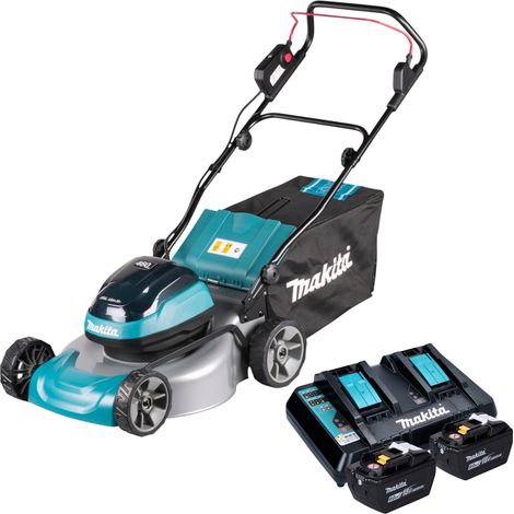 Tondeuse à gazon sans fil Makita DLM 466 Z 36 V (2 x 18 V) 46 cm Brushless Solo - sans batterie, sans chargeur (1/5)