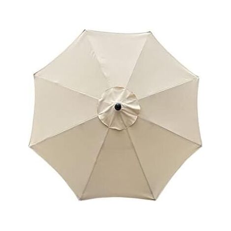 Replacement canopy for umbrella, 8 ribs, 3m, waterproof, anti-UV, replacement fabric, beige MUMU (1/4)