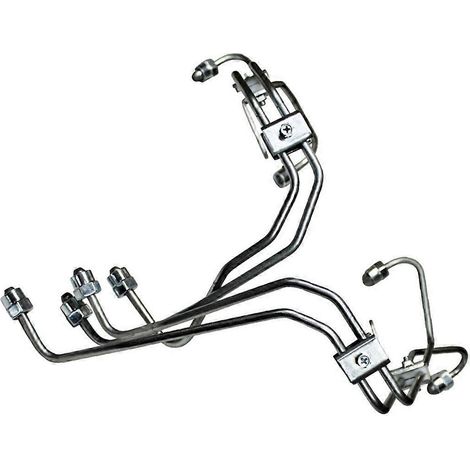 1 jeu de conduites d'injecteurs de carburant avec colliers de serrage pour moteur 4BT 3,9 L
