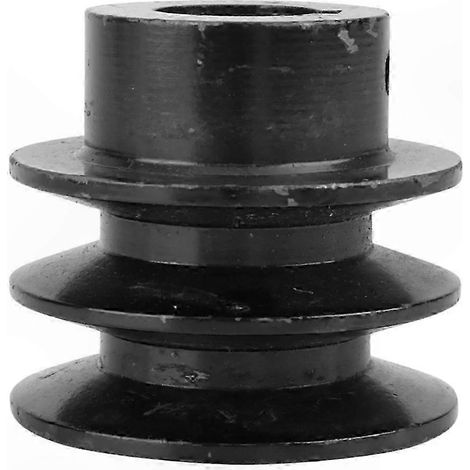Poulie à courroie trapézoïdale, alésage 20 mm, pour moteurs compacts, adaptable à de nombreux modèles et motorisations. (1/5)