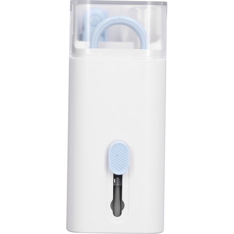 Kit de nettoyage multifonctionnel 7 en 1 pour claviers, idéal pour les appareils électroniques tels que les casques et les appareils photo, en bleu clair. (1/5)