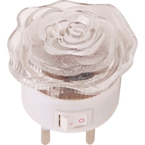 Lámpara enchufable para enchufe de 0,4 W LED con interruptor MAX roza Ideus 02252 (1/3)
