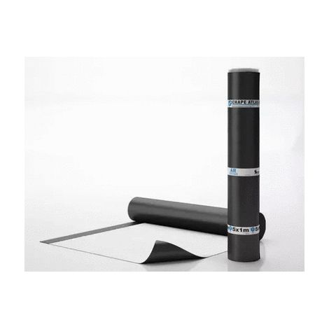 Soprema – Chape souple d'étanchéité rouleau 5m x 1m – Membrane avec armature toile de verre – Pour chantiers humides et terrains accidentés