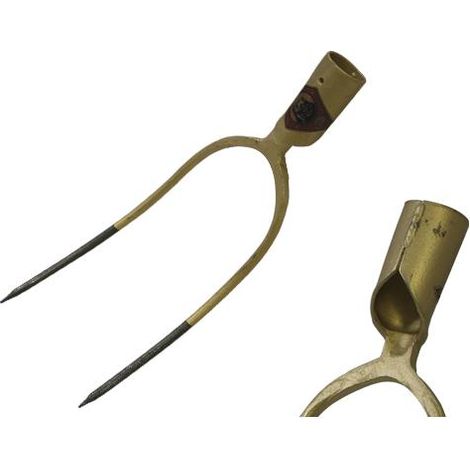 Forche A 2 Denti In Acciaio Forgiato 600Gr. 28Cm. Senza Manico -92720