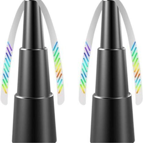 Ventilateur Anti-Mouche, Lot de 2 Répulsifs Anti-Mouches, Fly Fan pour effrayer Les Mouches, Répellante Moustique Fan pour Maison Dîner, Terrasse et Restaurant