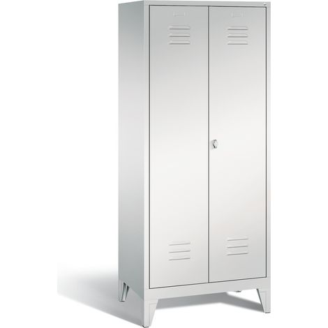 Putzmittelschrank H1850xB810xT500mm m.Füßen lichtgrau C+P (1/3)