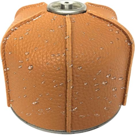 Copertura protettiva per bombola del gas - Protezione per la conservazione delle cartucce in pelle PU  Accessorio decorativo per la conservazione di fornelli da cucina da donna, da campeggio all'apert