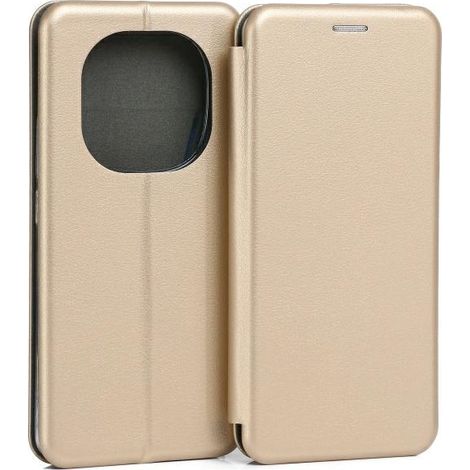 Funda magnética Beline Book para Xiaomi Redmi Note 14 Pro Plus 5G color oro
