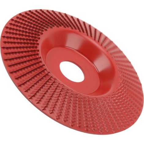 Disque à meuler en carbure de tungstène résistant à l'usure, 125 mm, pour le travail du bois, rouge (1/5)