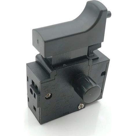 (BLANC) Bouton de commande de vitesse miniature pour outil électrique, compatible avec meuleuse d'angle, marteau perforateur et perceuse à percussion. Accessoires pour outils électriques. (1/4)