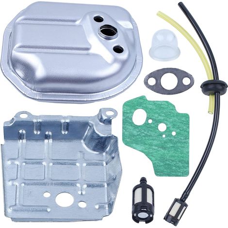 Exhaust Muffler Insulator Gasket for Honda GX35 GX35NT HHT35S UMK435 Lawn Mower, Exhaust Muffler, Muffler Insulator, Intake Manifold Gasket, Gasket, Fuel Line, Fuel Filter (1/5)
