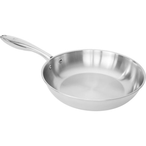 Sartén Shiori 撓 de acero inoxidable 304 sin revestimiento para inducción de 24 cm (1/4)
