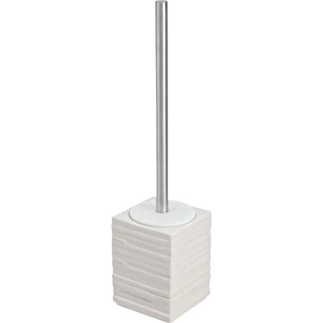 Brosse de toilette complète blanche, ligne Brik