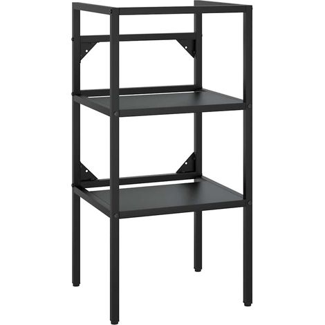 Maison Exclusive - Badezimmer Waschtischgestell Schwarz 40x38x83