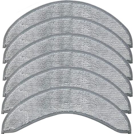 Paquete de 6 mopas de repuesto para aspiradora iRobot Combo J7 J7+ microfibra lavable y reutilizable (1/5)