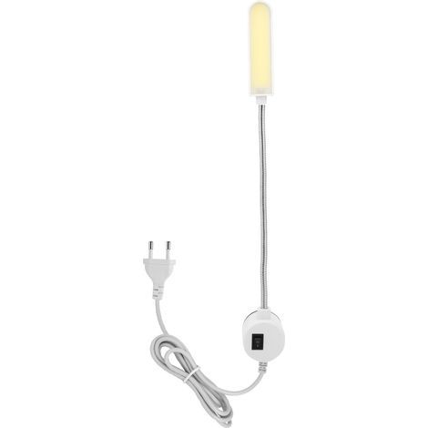 Lampe de bureau LED à col de cygne pour machine à tatouer, couture, domicile, bureau, avec base magnétique et interrupteur, prise UE 90-265V (1/5)