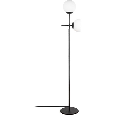 Lámpara de pie Garet Negro (2 luces) (1/5)