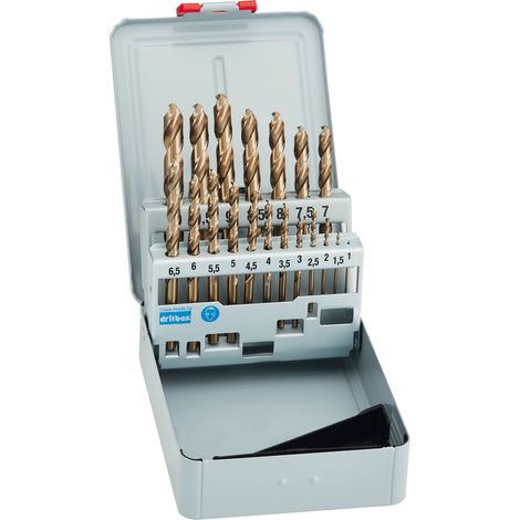 Spiralbohrer-Satz profilgeschliffen HSS-Co5 DIN 338 VA FORUM 25-teilig (1-13 mm) (1/5)