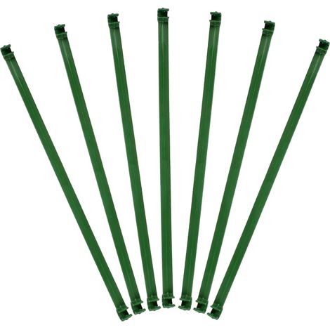 eurs pour Tiges de Support en Plastique 24 Pièces Vert Raccords Extensibles de 30mm, Plastique Résistant à L’usure, pour Vignes et Légumes Grimpants Intérieur Extérieur (1/5)