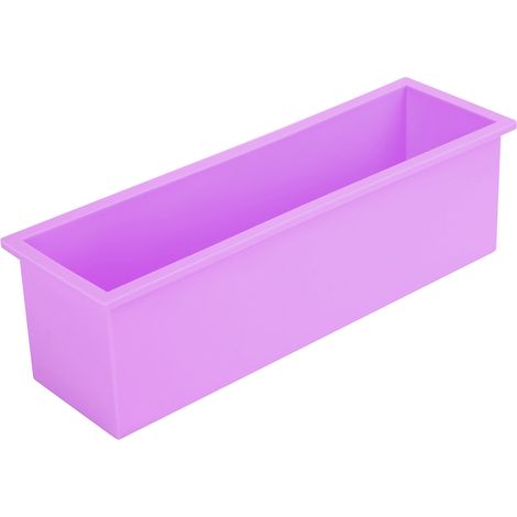 Moule à savon rectangulaire en silicone 1200 ml, outil pour fabriquer des toasts et autres petits pains. (1/5)