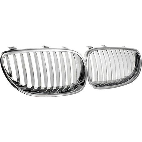 Calandre chromée sport à double haricot pour pare-chocs avant BMW Série 5 E60 E61 M5 (2003-2009) 51137065701 (1/5)