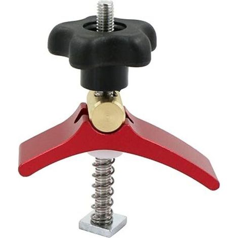 T-Track Clamp Toggle Retaining Clip T-Slot T-Track Clamp T-Track Kit T-Slot Clamps Toggle Clamp Toggle Clamp Outils de travail du bois, pour T-Slot (1/4)