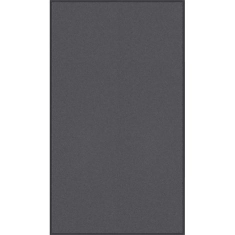 Zerbino antracite 115 x 200 cm design antiscivolo resistente adatto per uso interno ed esterno in PP antracite 020058165