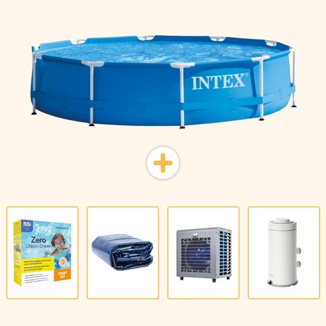 Intex Piscine Tubulaire Ronde - 366x76 cm - 5-pièces S157 (1/5)