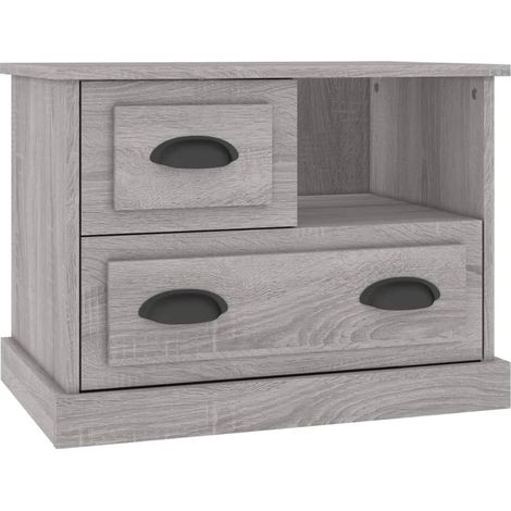 Maison Exclusive - Nachttisch Grau Sonoma 60x39x45 cm