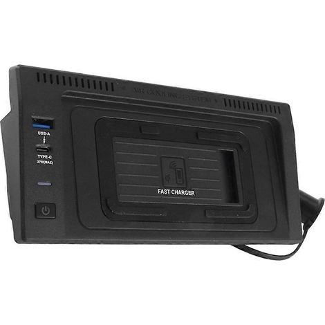 Chargeur sans fil de voiture QI pour BMW X5 F15 X6 F16 (2014-2018) avec support de téléphone et chargeur rapide sans fil QI