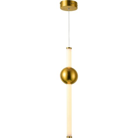 Italux Halling - Sospensione moderna a LED in rame, bianco caldo 3000K 1215lm