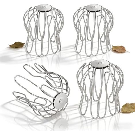 4X Crapaudine de Gouttière Réglable en INOX pour Ø70-100 mm (1/5)