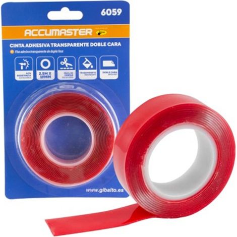 Ruban adhésif double face transparent, ACCUMASTER