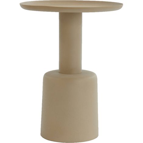 Light & Living tavolino Milaki beige - Ø39x52 cm