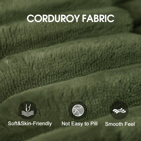 Pouf Ottoman Vert 1 Pièce, Tabouret de Rangement en Tissu Émeraude, Siège Pliable pour Salon et Chambre, Housse Amovible (1/5)
