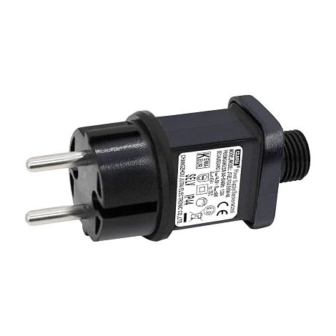 Transformateur LED 4,5V 6W CZJUTAI IP44 Alimentation pour éclairage avec prise Prise européenne socle à vis mode commuté EL FC4,5V6W (1/5)