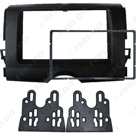 Suitable for the 2DIN audio and navigation modification frame of the Toyota Reiz/Mark X, as well as for the front fascia of the car DVD player. (1/5)